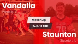 Matchup: Vandalia  vs. Staunton  2019