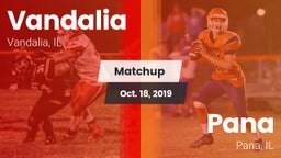 Matchup: Vandalia  vs. Pana  2019