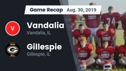 Recap: Vandalia  vs. Gillespie  2019
