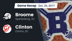 Recap: Broome  vs. Clinton  2017