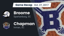 Recap: Broome  vs. Chapman  2017