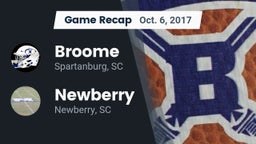 Recap: Broome  vs. Newberry  2017
