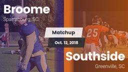 Matchup: Broome  vs. Southside  2018
