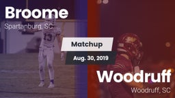 Matchup: Broome  vs. Woodruff  2019