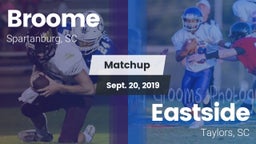 Matchup: Broome  vs. Eastside  2019