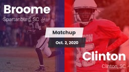 Matchup: Broome  vs. Clinton  2020