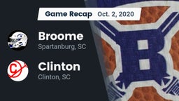Recap: Broome  vs. Clinton  2020