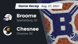 Recap: Broome  vs. Chesnee  2021