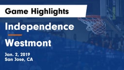 Independence  vs Westmont  Game Highlights - Jan. 2, 2019