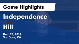 Independence  vs Hill Game Highlights - Dec. 28, 2018