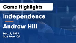 Independence  vs Andrew Hill Game Highlights - Dec. 2, 2023