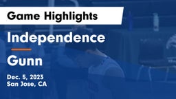 Independence  vs Gunn  Game Highlights - Dec. 5, 2023