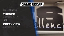 Recap: Turner  vs. Creekview  2016