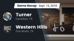 Recap: Turner  vs. Western Hills  2018