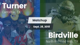 Matchup: Turner  vs. Birdville  2018