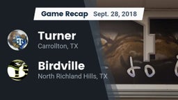 Recap: Turner  vs. Birdville  2018