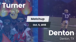 Matchup: Turner  vs. Denton  2018