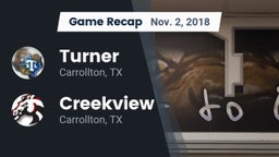 Recap: Turner  vs. Creekview  2018
