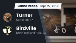 Recap: Turner  vs. Birdville  2019