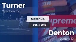 Matchup: Turner  vs. Denton  2019