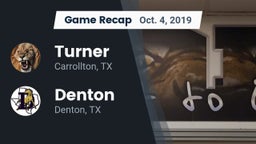 Recap: Turner  vs. Denton  2019