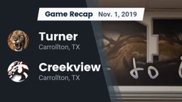 Recap: Turner  vs. Creekview  2019