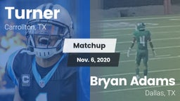 Matchup: Turner  vs. Bryan Adams  2020