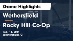 Wethersfield  vs Rocky Hill Co-Op Game Highlights - Feb. 11, 2021