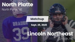Matchup: North Platte High vs. Lincoln Northeast  2020