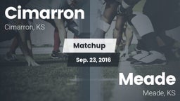 Matchup: Cimarron  vs. Meade  2016