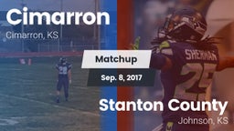 Matchup: Cimarron  vs. Stanton County  2017