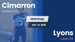 Matchup: Cimarron  vs. Lyons  2018