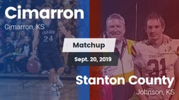 Matchup: Cimarron  vs. Stanton County  2019