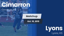 Matchup: Cimarron  vs. Lyons  2019