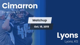 Matchup: Cimarron  vs. Lyons  2019