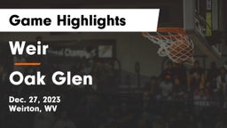 Weir  vs Oak Glen  Game Highlights - Dec. 27, 2023