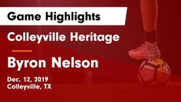 Colleyville Heritage  vs Byron Nelson  Game Highlights - Dec. 12, 2019