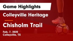 Colleyville Heritage  vs Chisholm Trail  Game Highlights - Feb. 7, 2020