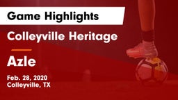 Colleyville Heritage  vs Azle  Game Highlights - Feb. 28, 2020