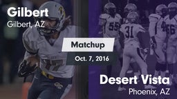 Matchup: Gilbert  vs. Desert Vista  2016