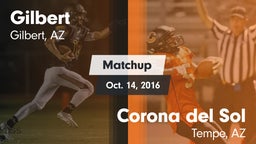 Matchup: Gilbert  vs. Corona del Sol  2016