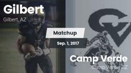Matchup: Gilbert  vs. Camp Verde  2017
