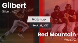 Matchup: Gilbert  vs. Red Mountain  2017