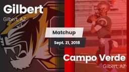 Matchup: Gilbert  vs. Campo Verde  2018