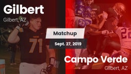 Matchup: Gilbert  vs. Campo Verde  2019