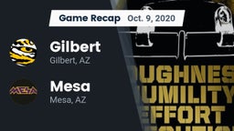 Recap: Gilbert  vs. Mesa  2020