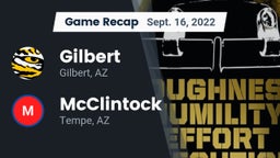 Recap: Gilbert  vs. McClintock  2022