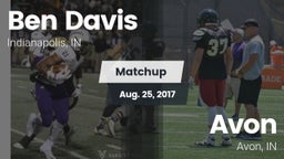 Matchup: Ben Davis HighSchool vs. Avon  2017
