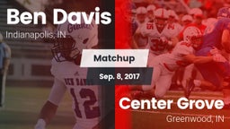 Matchup: Ben Davis HighSchool vs. Center Grove  2017