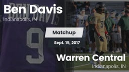 Matchup: Ben Davis HighSchool vs. Warren Central  2017